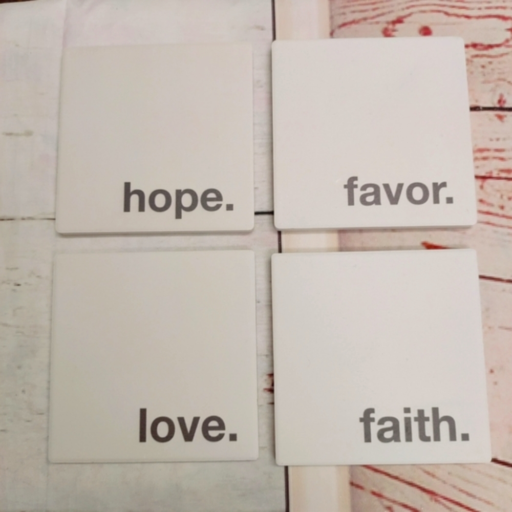 Ceramic Coasters - 4" x 4"